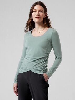 Athleta Passenger Wrap Top